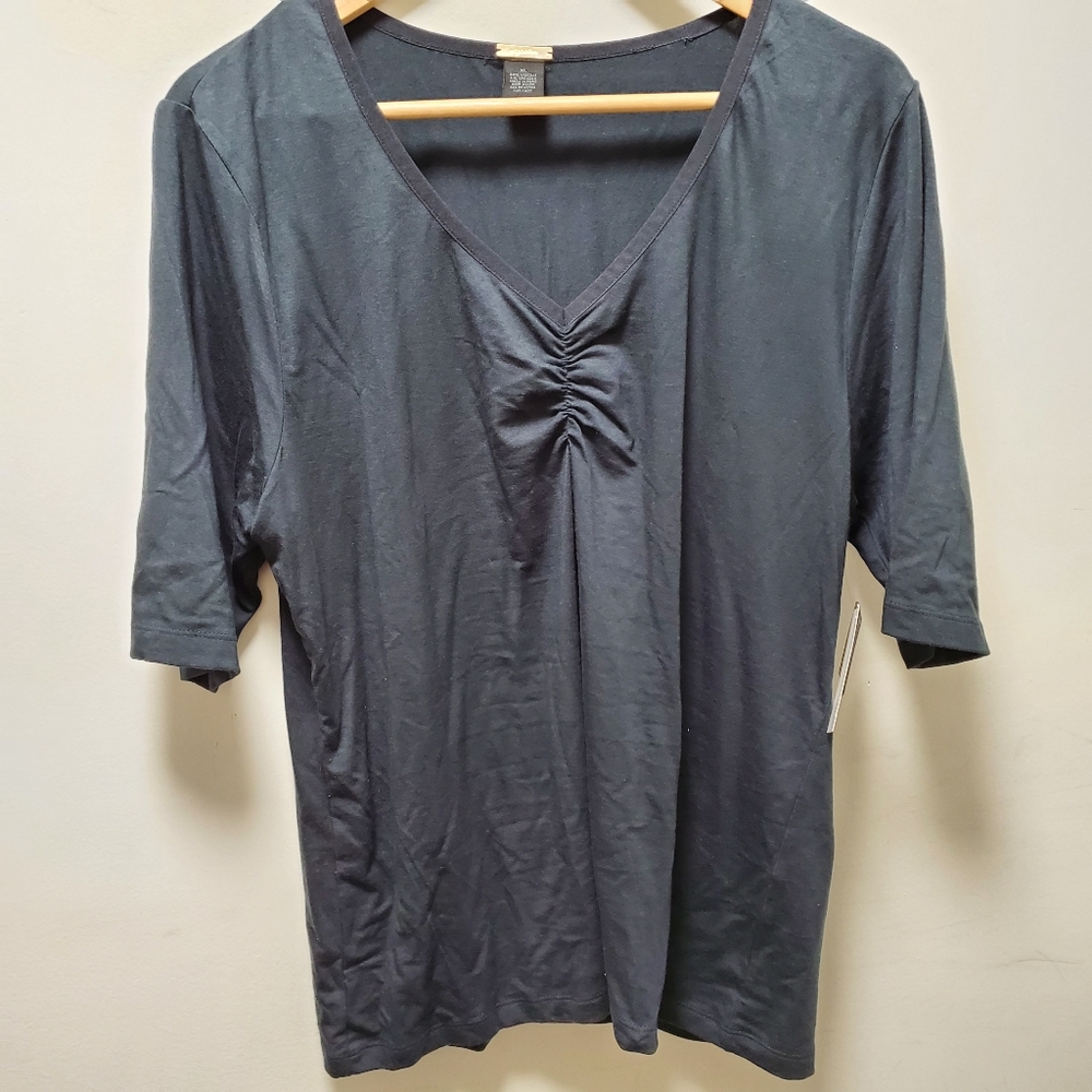 Maraschoni | Black | V-Neck Shirt